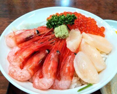 小樽観光TAXI 冬 ゆったり観光４時間 海鮮丼の旅！