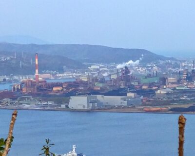 日本製鉄北日本製鉄所です。【室蘭市】